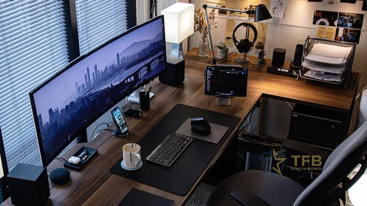 Standing Desk Converter - Office Setup